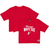 Chicago White Sox New Era Women's 2025 City Connect Pinstripe T-Shirt Sale