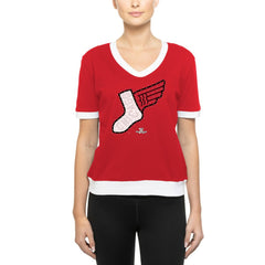 Chicago White Sox New Era Women's 2025 City Connect Rhinestone V-Neck T-Shirt discount