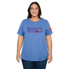 Colorado Rockies New Era Women's 2025 City Connect Plus Size T-Shirt Lifestyle