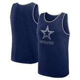 Dallas Cowboys Logo Athletic Unmatched Success Tank Top Navy - NFL