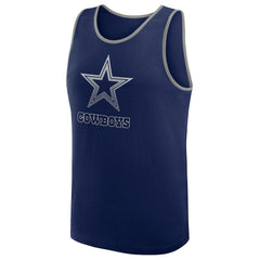 Dallas Cowboys Logo Athletic Unmatched Success Tank Top Navy - NFL