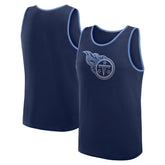 Tennessee Titans Logo Athletic Unmatched Success Tank Top Navy - NFL