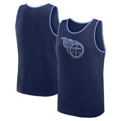 Tennessee Titans Logo Athletic Unmatched Success Tank Top Navy - NFL