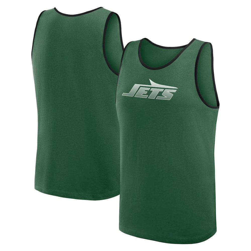 New York Jets Logo Athletic Unmatched Success Tank Top Green - NFL