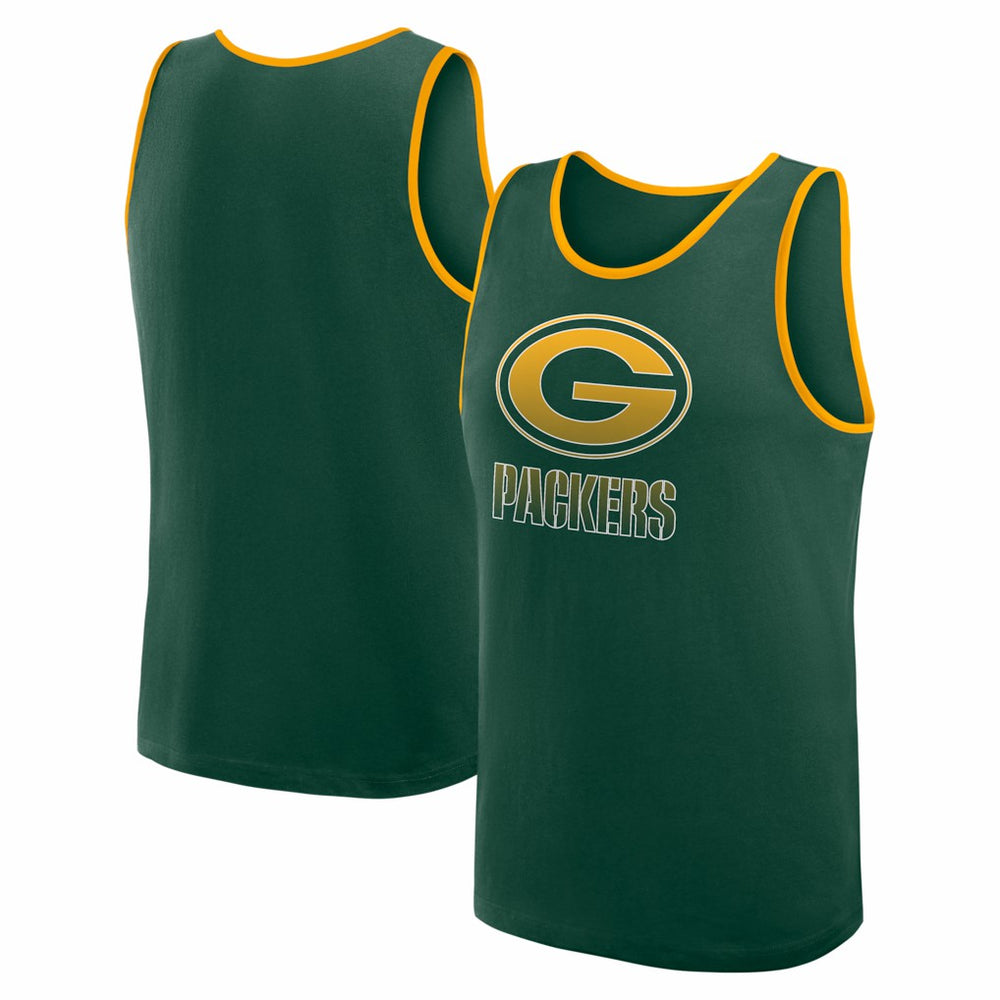 Green Bay Packers Logo Athletic Unmatched Success Tank Top Green - NFL