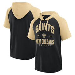 New Orleans Saints Logo Athletic Prime Hoodie T-Shirt Black - NFL
