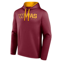 Washington Commanders Logo Athletic Head Start Pullover Hoodie Burgundy - NFL