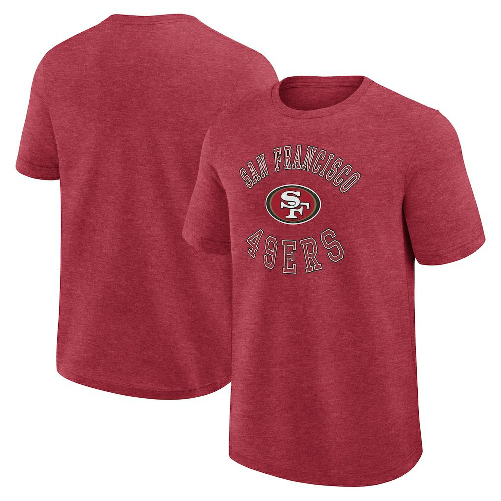 San Francisco 49ers Logo Athletic Success T-Shirt Scarlet - NFL