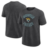 Jacksonville Jaguars Logo Athletic Success T-Shirt Heather Charcoal - NFL