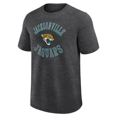 Jacksonville Jaguars Logo Athletic Success T-Shirt Heather Charcoal - NFL