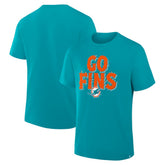 Miami Dolphins Hometown True Favorite T-Shirt Aqua - Fanatics