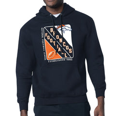 Denver Broncos Starter Shield Logo Pullover Hoodie Navy - NFL