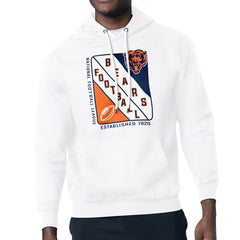 Chicago Bears Starter Shield Logo Pullover Hoodie White - NFL