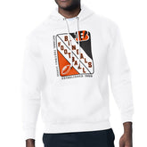 Cincinnati Bengals Starter Shield Logo Pullover Hoodie White - NFL