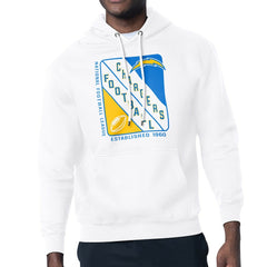 Los Angeles Chargers Starter Shield Logo Pullover Hoodie White - NFL