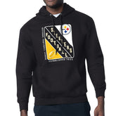 Pittsburgh Steelers Starter Shield Logo Pullover Hoodie Black - NFL