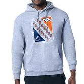 Denver Broncos Starter Shield Logo Pullover Hoodie Heather Gray - NFL