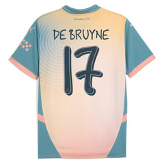 Puma Kevin De Bruyne Manchester City 2024/25 Fourth Replica Player Jerseys - Blue