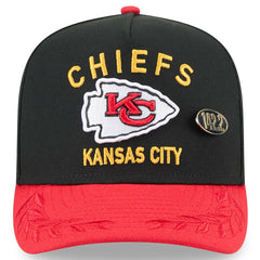 Kansas City Chiefs New Era 2025 NFL Draft On Stage A-Frame 59FIFTY Fitted Hat Black/Red - NFL