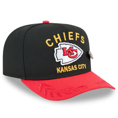 Kansas City Chiefs New Era 2025 NFL Draft On Stage A-Frame 59FIFTY Fitted Hat Black/Red - NFL