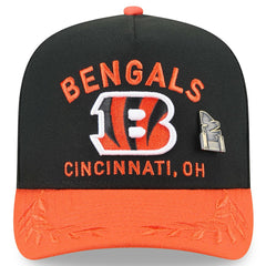 Cincinnati Bengals New Era 2025 NFL Draft On Stage A-Frame 59FIFTY Fitted Hat Black/Orange - NFL