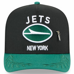New York Jets New Era 2025 NFL Draft On Stage A-Frame 59FIFTY Fitted Hat Black/Green - NFL