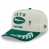 New York Jets New Era 2025 NFL Draft A-Frame 59FIFTY Fitted Hat Cream/Green - NFL