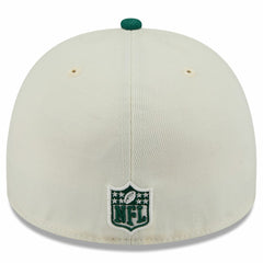 New York Jets New Era 2025 NFL Draft A-Frame 59FIFTY Fitted Hat Cream/Green - NFL