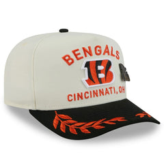 Cincinnati Bengals New Era 2025 NFL Draft A-Frame 59FIFTY Fitted Hat Cream/Black - NFL