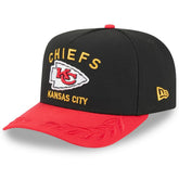 Kansas City Chiefs New Era 2025 NFL Draft A-Frame 9FIFTY Snapback Hat Black/Red - NFL