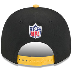 Pittsburgh Steelers New Era 2025 NFL Draft A-Frame 9FIFTY Snapback Hat Black/Gold - NFL