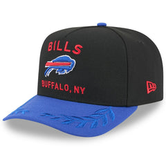 Buffalo Bills New Era 2025 NFL Draft A-Frame 9FIFTY Snapback Hat Black/Royal - NFL