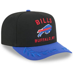Buffalo Bills New Era 2025 NFL Draft A-Frame 9FIFTY Snapback Hat Black/Royal - NFL