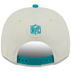 Miami Dolphins New Era 2025 NFL Draft A-Frame 9FIFTY Snapback Hat Cream/Aqua - NFL
