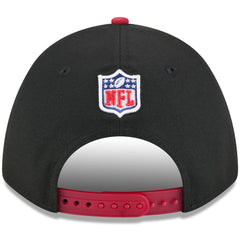 Arizona Cardinals New Era 2025 NFL Draft 9FORTY A-Frame M-Crown Adjustable Hat Black/Cardinal - NFL