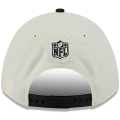 Cincinnati Bengals New Era 2025 NFL Draft 9FORTY A-Frame M-Crown Adjustable Hat Cream/Black - NFL