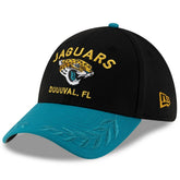 Jacksonville Jaguars New Era 2025 NFL Draft 39THIRTY Flex Hat Black/Teal - NFL