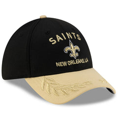 New Orleans Saints New Era 2025 NFL Draft 39THIRTY Flex Hat Black/Gold - NFL