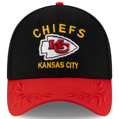 Kansas City Chiefs New Era 2025 NFL Draft 39THIRTY Flex Hat Black/Red - NFL