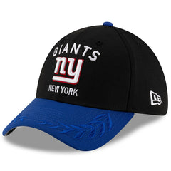New York Giants New Era 2025 NFL Draft 39THIRTY Flex Hat Black/Royal - NFL