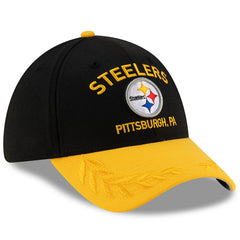 Pittsburgh Steelers New Era 2025 NFL Draft 39THIRTY Flex Hat Black/Gold - NFL