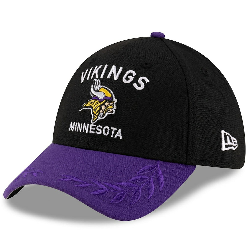 Minnesota Vikings New Era 2025 NFL Draft 39THIRTY Flex Hat Black/Purple - NFL