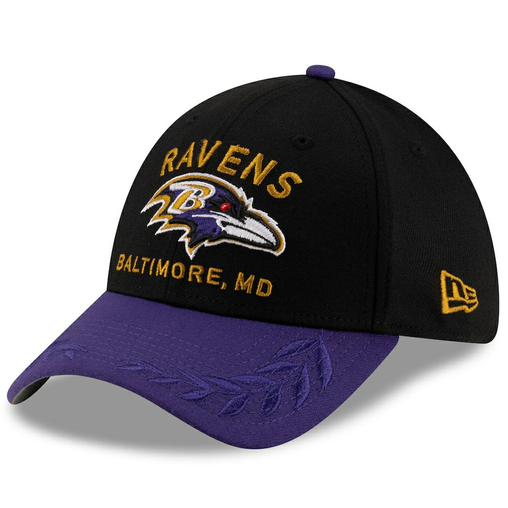 Baltimore Ravens New Era 2025 NFL Draft 39THIRTY Flex Hat Black/Purple - NFL