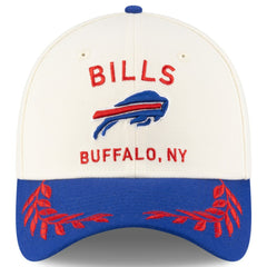 Buffalo Bills New Era 2025 NFL Draft 39THIRTY Flex Hat Cream/Royal - NFL