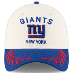 New York Giants New Era 2025 NFL Draft 39THIRTY Flex Hat Cream/Royal - NFL