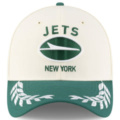 New York Jets New Era 2025 NFL Draft 39THIRTY Flex Hat Cream/Green - NFL
