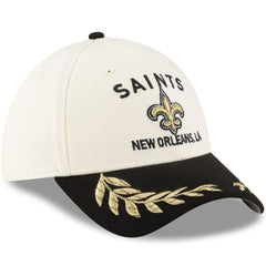 New Orleans Saints New Era 2025 NFL Draft 39THIRTY Flex Hat Cream/Black - NFL