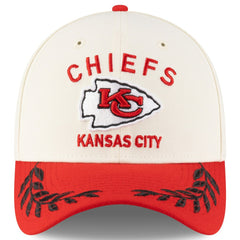 Kansas City Chiefs New Era 2025 NFL Draft 39THIRTY Flex Hat Cream/Red - NFL