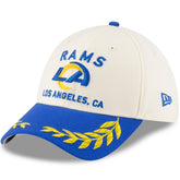 Los Angeles Rams New Era 2025 NFL Draft 39THIRTY Flex Hat Cream/Royal - NFL