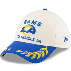 Los Angeles Rams New Era 2025 NFL Draft 39THIRTY Flex Hat Cream/Royal - NFL